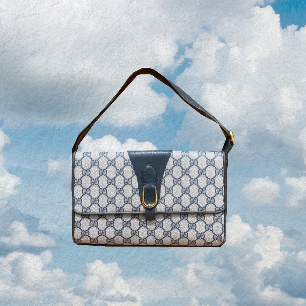 GUCCI Shoulder Bag – Vintage 80s 70s Gucci Handbag